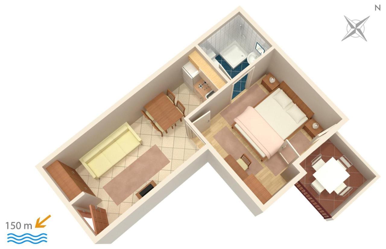 Apartments With A Parking Space Baska Voda, Makarska - 301 Esterno foto