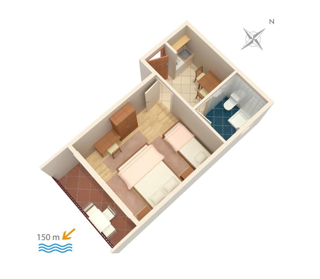 Apartments With A Parking Space Baska Voda, Makarska - 301 Esterno foto